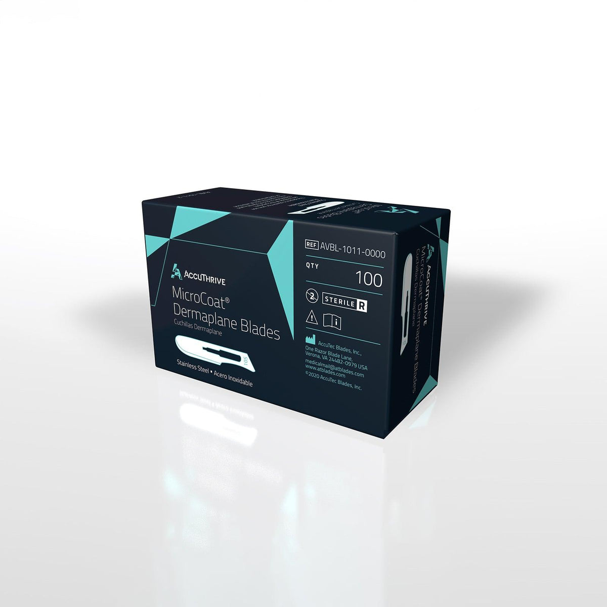 #10S Sterile Surgical Blade, 100 Pack - CIRCADIA
