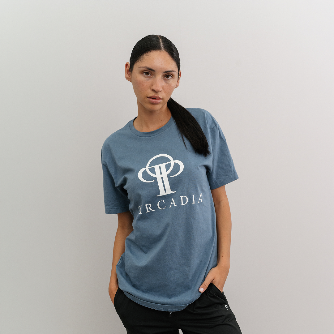 Blue T-Shirt with Circadia Logo - Product Image
