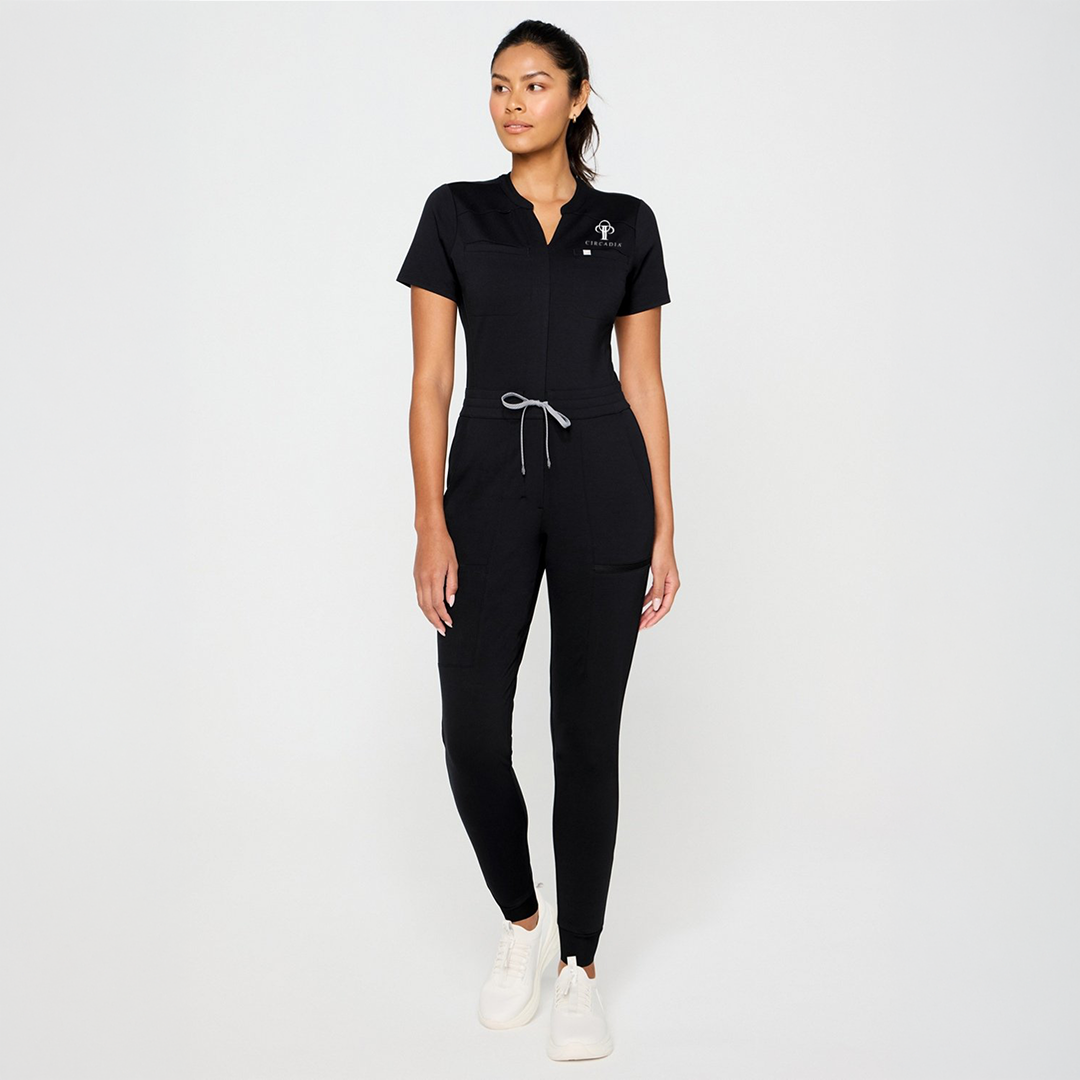 Circadia x Fabletics Women's StretchTech Empower Scrub Jumpsuit - Product Image