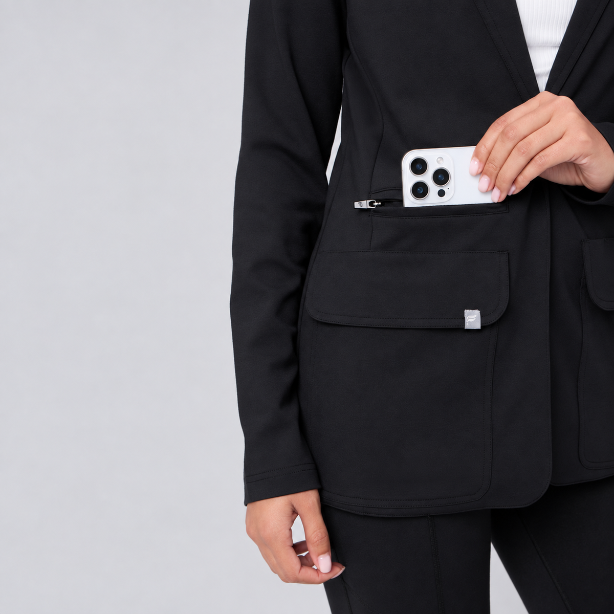 Circadia x Fabletics PonteFlex Scrub Blazer - Image 2