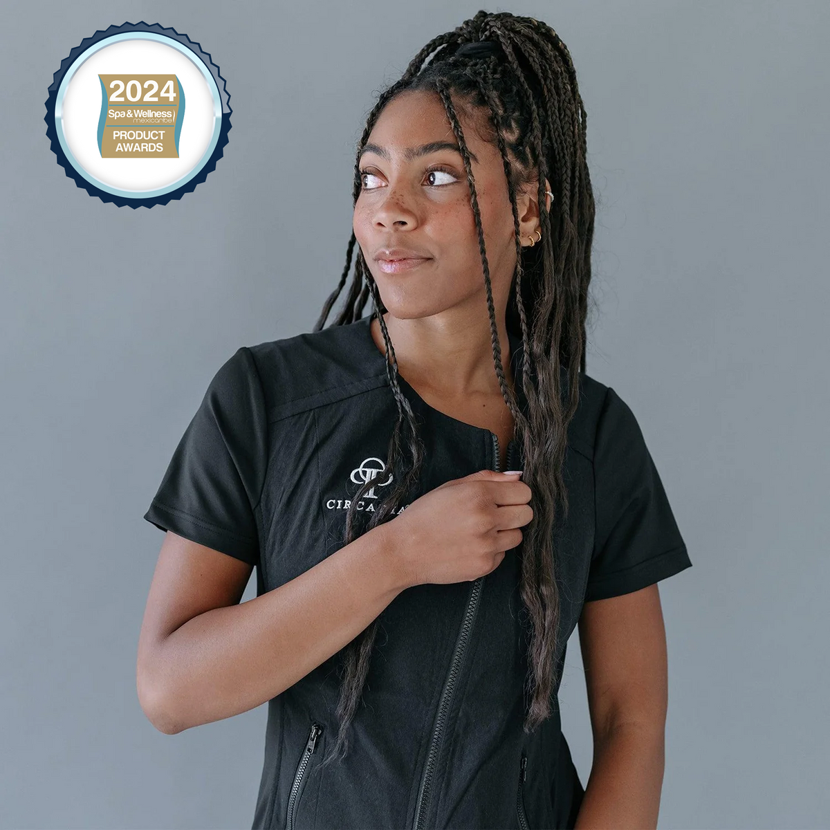 Circadia Branded Noel Asmar Tunic - Zoe - Short Sleeve - Product Image