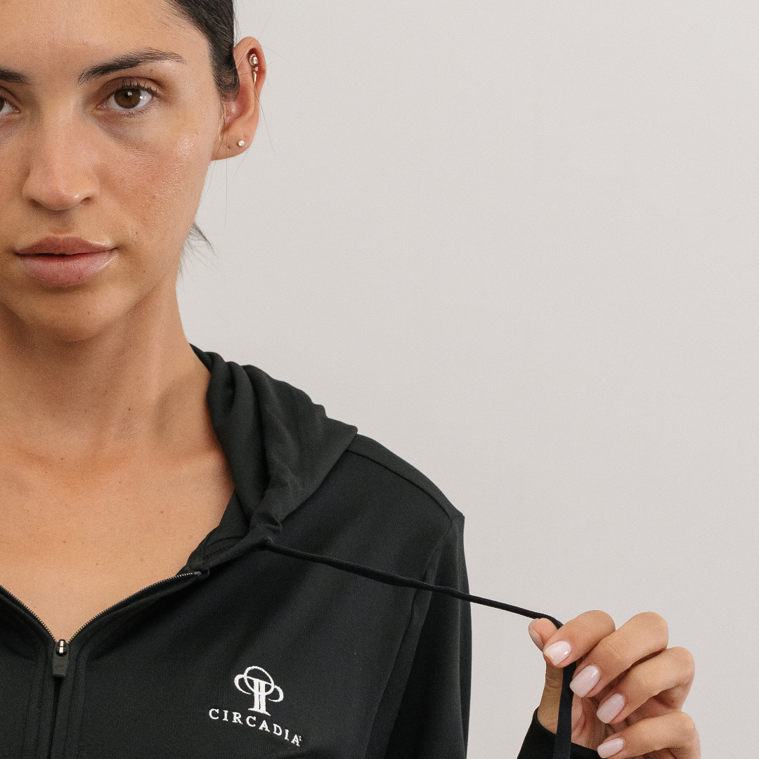 Circadia x Fabletics Women's Cloud Jersey Full Zip Hoodie