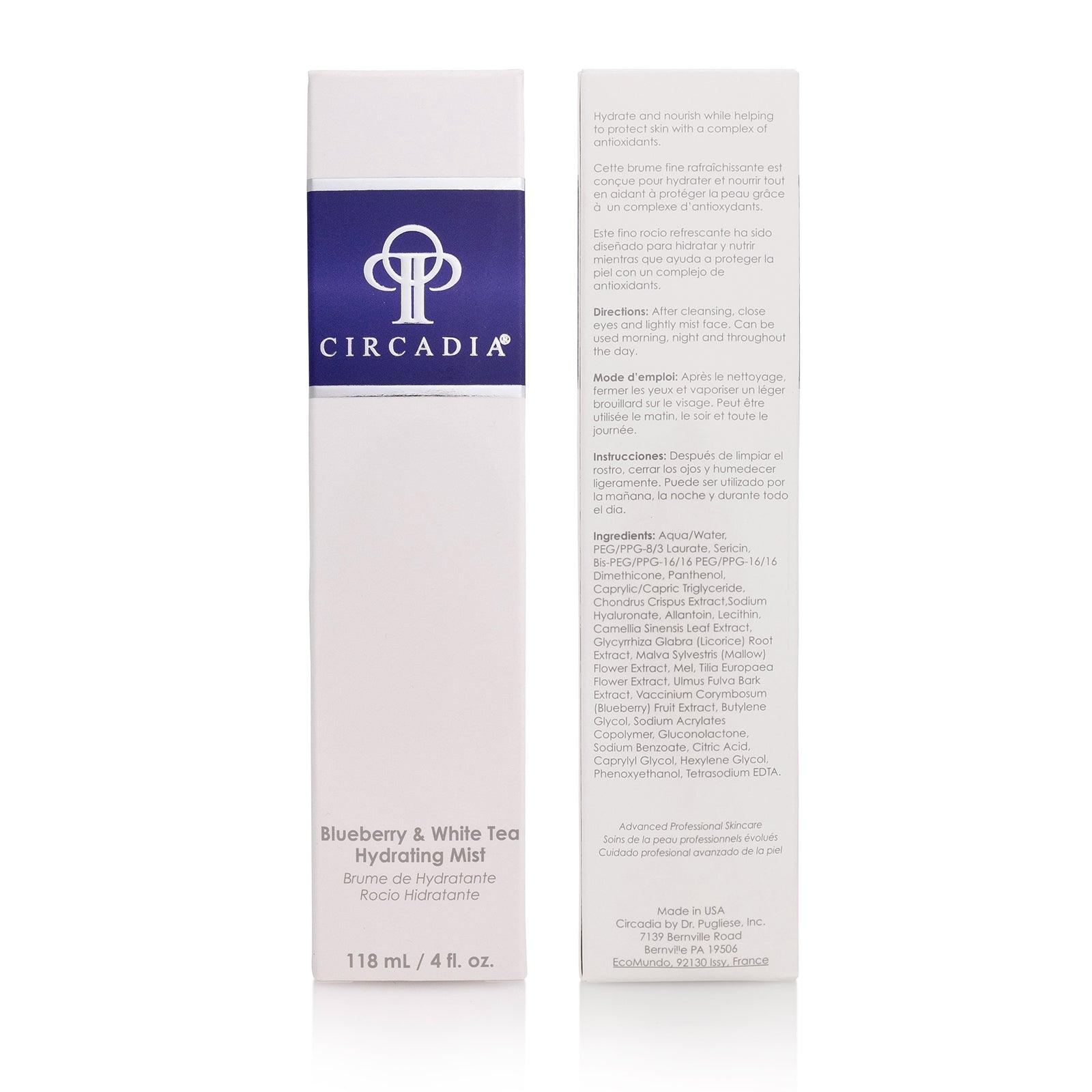 Blueberry & White Tea Hydrating Mist - CIRCADIA