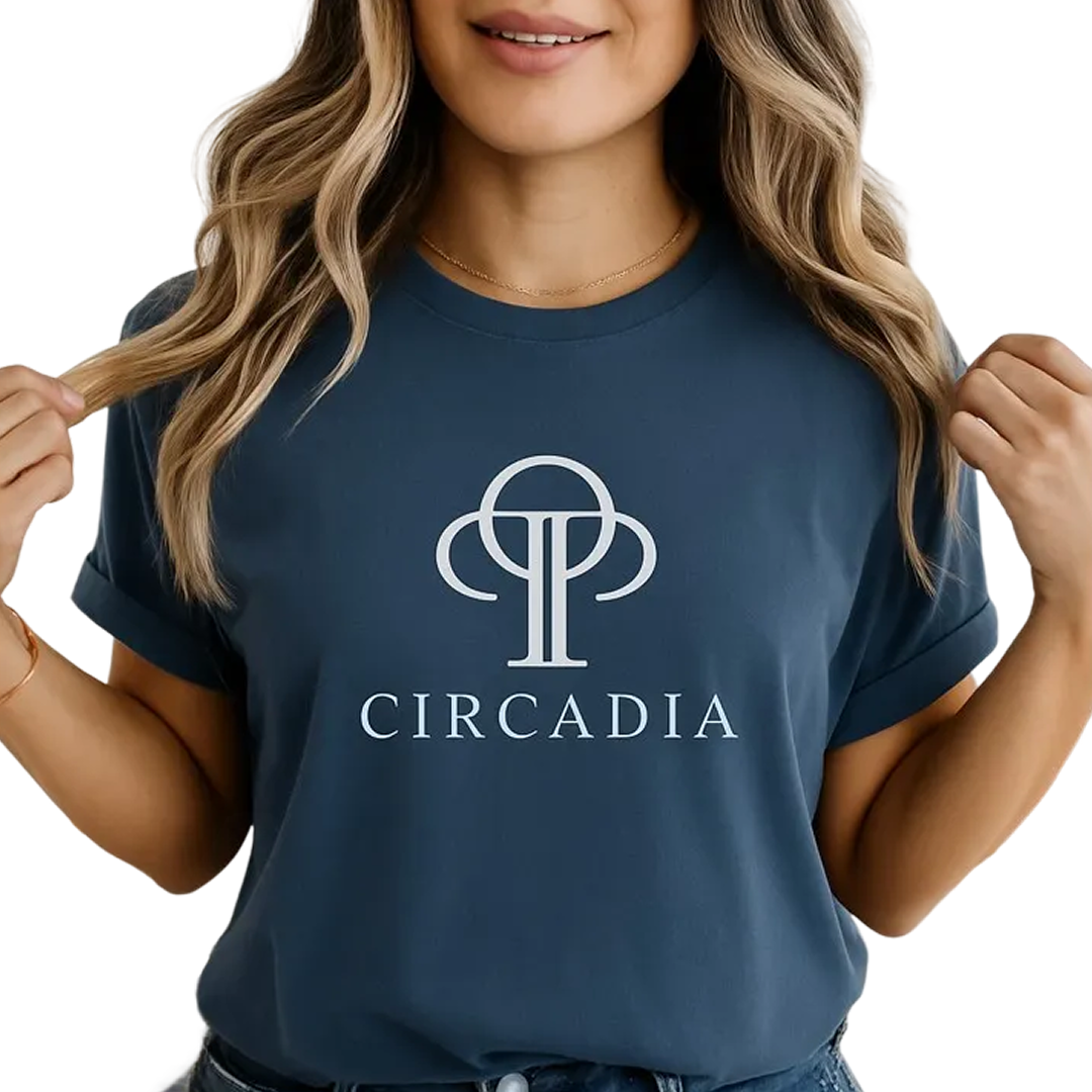 Camiseta con logo Circadia en el frente